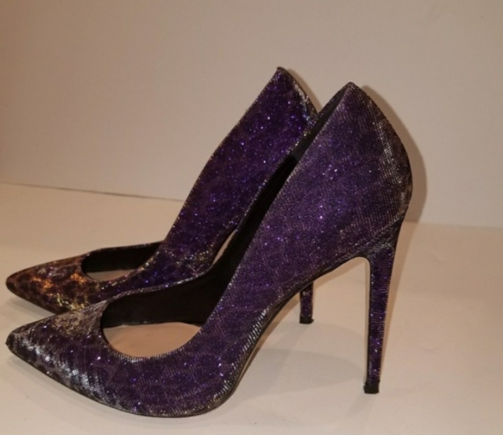Aldo Purple Animal Print